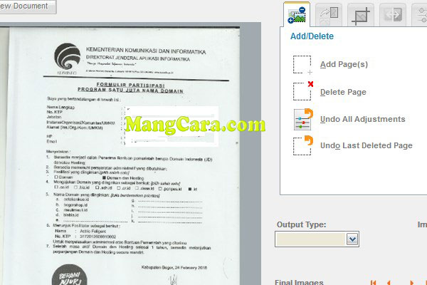 Scan Dokumen Di Printer HP